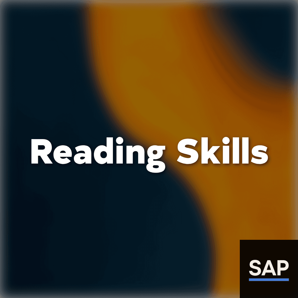 Reading Skills