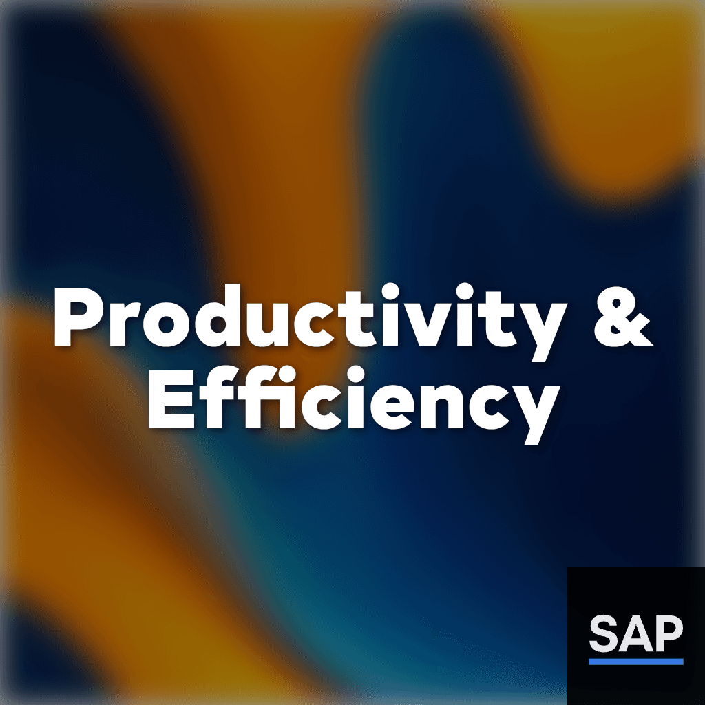 Productivity and Efficiency
