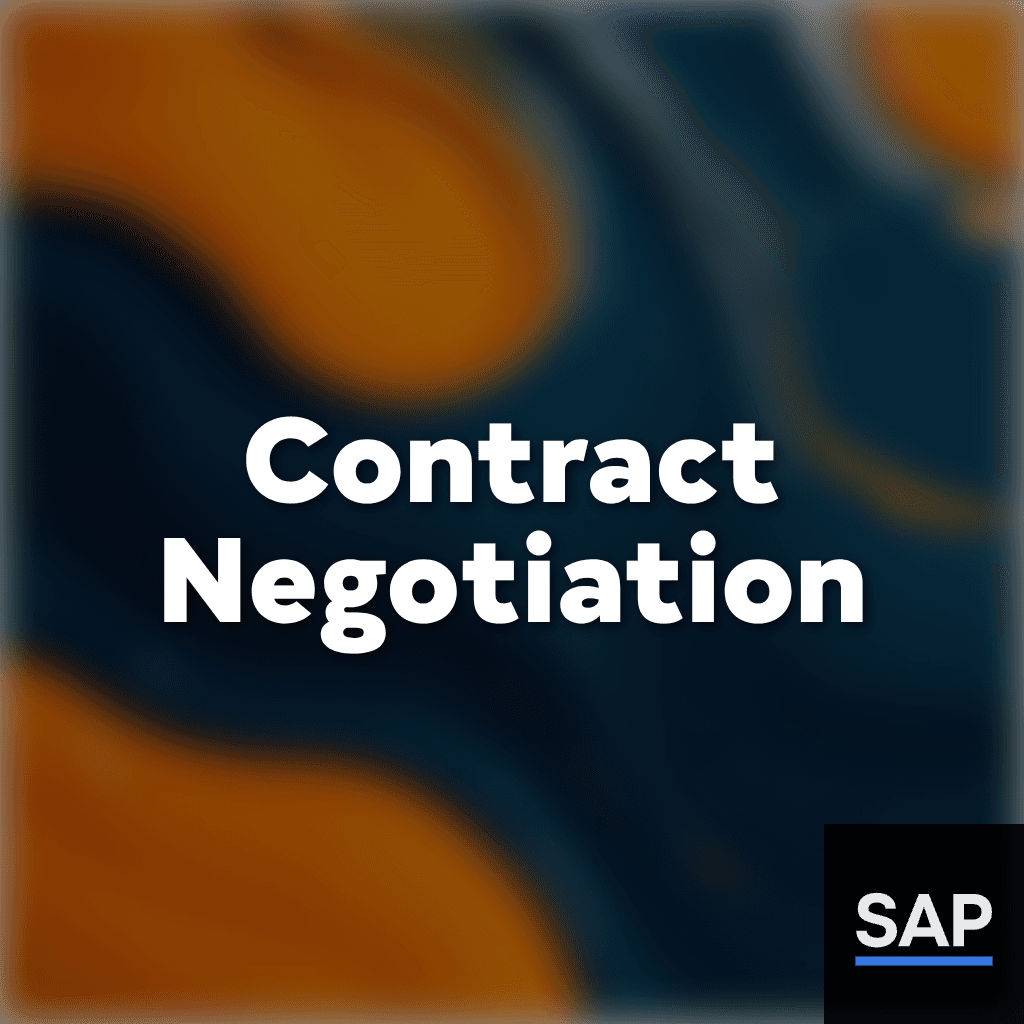 Contract Negotiation